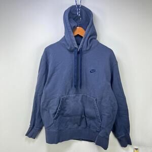 Vintage Nike Swoosh Y2K Hoodie Blue XL